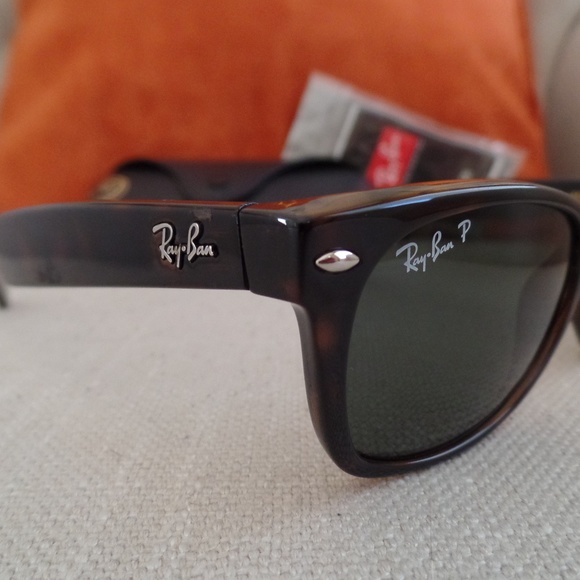 Ray Ban NEW Wayfarer RB2132 Tortoise - Polorized G-15 lens - Picture 4 of 9
